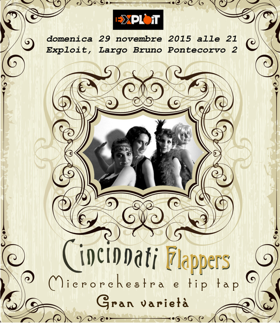 29 Novembre 2015: Le Cincinnati Flappers a Pisa!