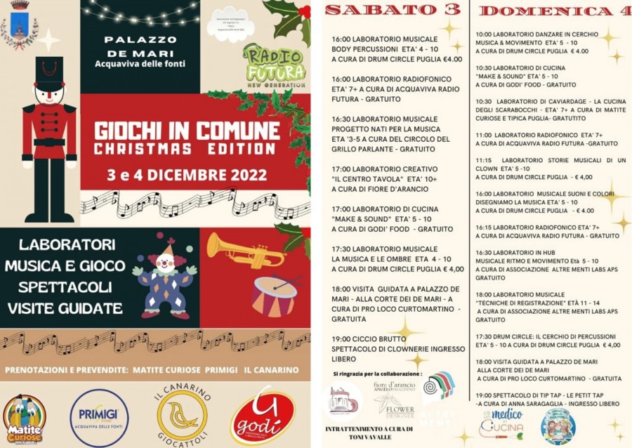 4 Dicembre: “Le Petit Tap” –  Acquaviva delle Fonti (Ba)